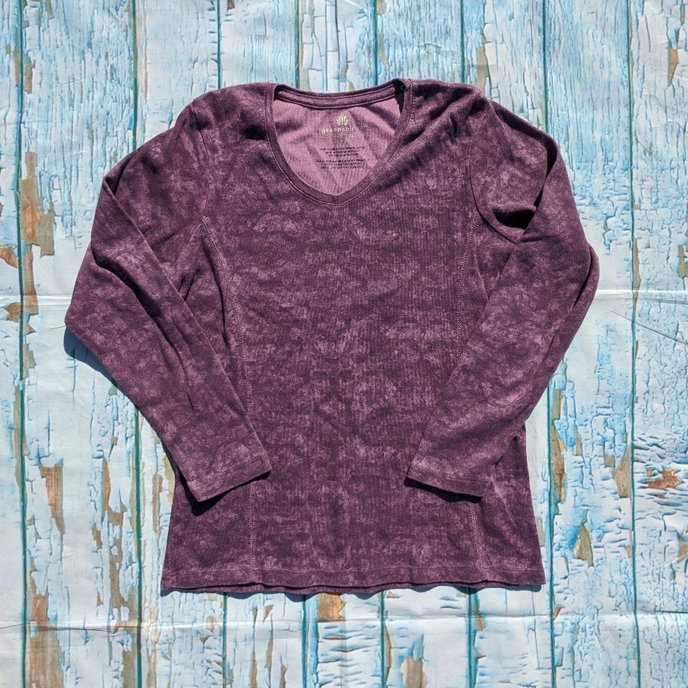 COPY - Women's GreenSource Burgandy Shirt Vintage Vibes